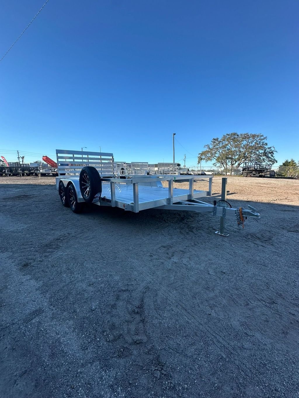 New 2026 Sport Haven 7 x 14 Aluminum Utility Trailer 7k GVWR