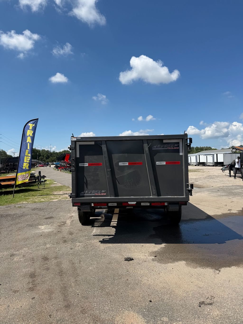 New 2026 Horizon 7 x 16 Bumper Pull Roll Off Frame Trailer 14k GVWR - Image 4