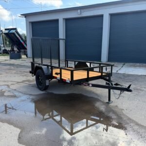 New 2026 Worldwide 5 x 8 Utility Trailer 3.5k GVWR