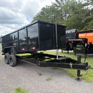 New 2026 Taylor 7 x 16 High Side Dump Trailer 14k GVWR
