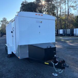 New 2025 Sun Coast 7 x 16 Landscape Enclosed Trailer 10k GVWR