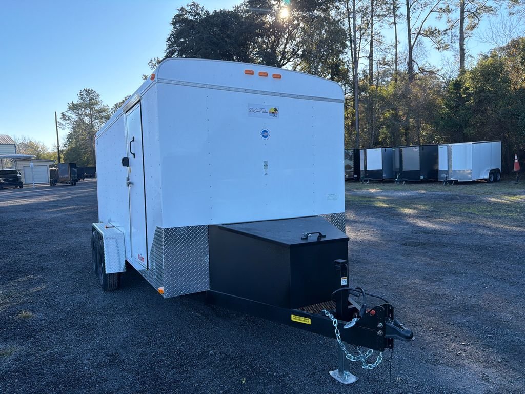 New 2025 Sun Coast 7 x 16 Landscape Enclosed Trailer 10k GVWR