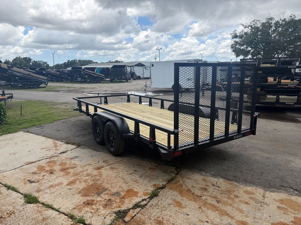 New 2027 HTC 7 x 16 Utility Trailer 7k GVWR - Image 4