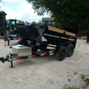New 2026 Southland 5 x 10 Low Side Dump Trailer 10k GVWR