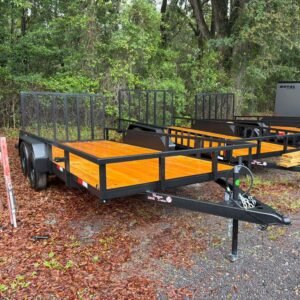 New 2026 Worldwide 7 x 16 Utility Trailer 7k GVWR