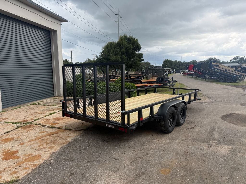 New 2027 HTC 7 x 16 Utility Trailer 7k GVWR - Image 5