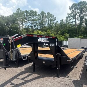 New 2026 Jansteel 8.5 x 35 Gooseneck Flatbed Trailer 22k GVWR