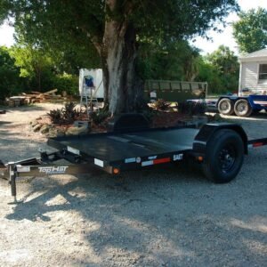 New 2026 Top Hat 7 x 12 Gravity Tilt Trailer 7k GVWR