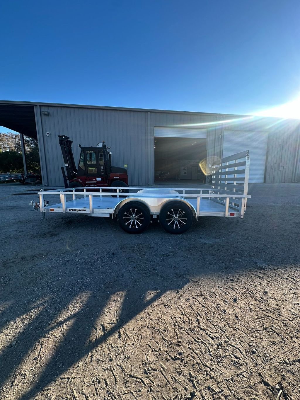 New 2026 Sport Haven 7 x 14 Aluminum Utility Trailer 7k GVWR - Image 6