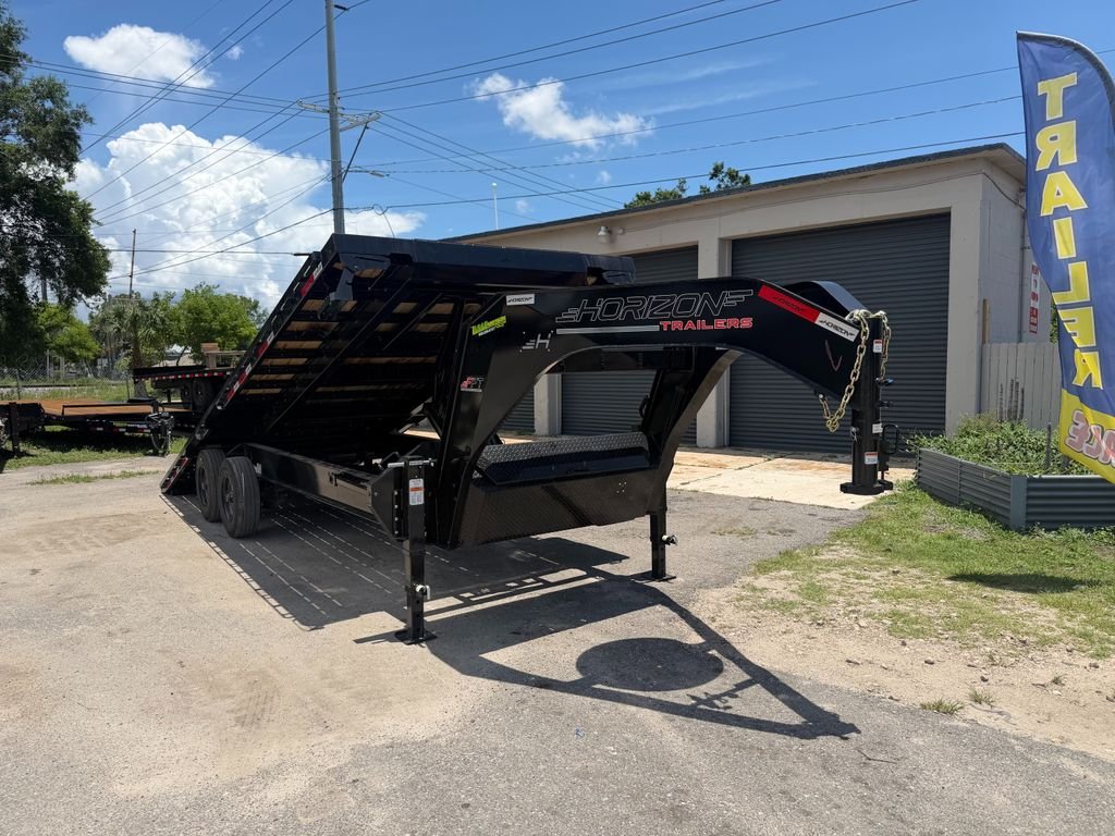 New 2026 Horizon 8.5 x 24 Gooseneck Flatbed Tilt Trailer 22k GVWR - Image 11