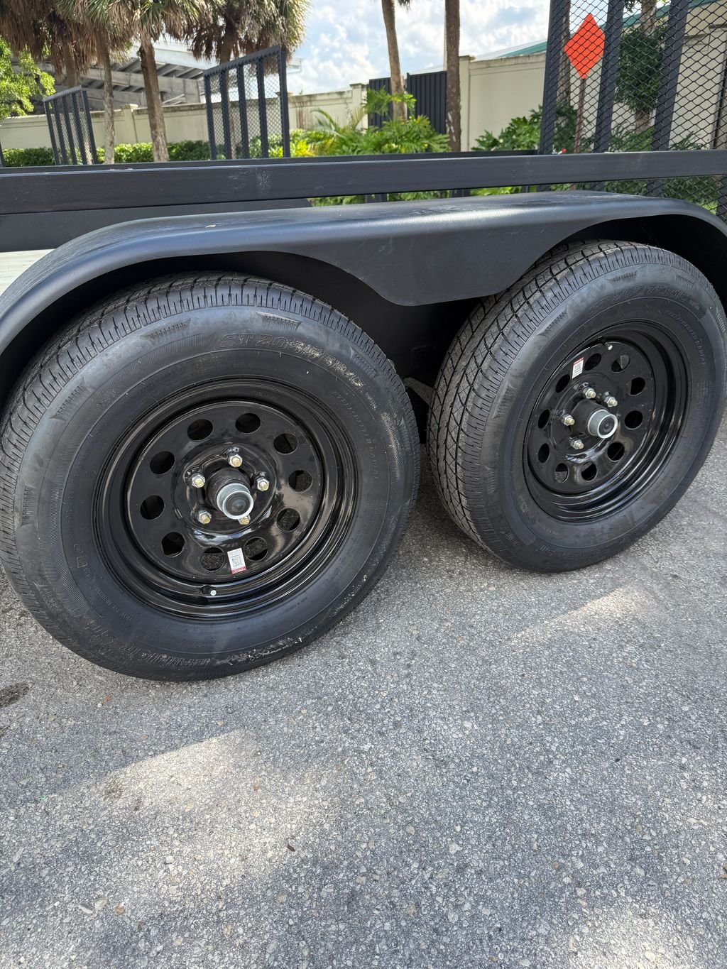 New 2027 HTC 7 x 16 Utility Trailer 7k GVWR - Image 9